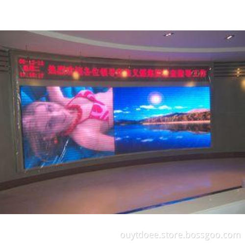 super brightness Flexible foldable curved led screen for ma